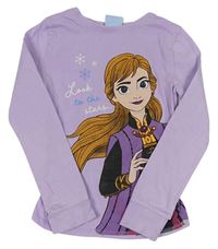 Lila tričko s Annou zn. Disney