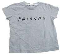 Šedé melírované tričko FRIENDS M&Co.