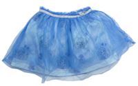 Modrá tylová sukňa s Frozen zn. Disney
