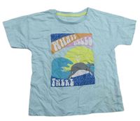 Svetlomodré tričko s velrybou Matalan