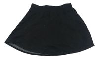 Čierna sukňa so všitými kraťasy M&S