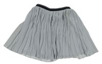 Sivá plisovaná šifónová sukňa Uniqlo