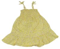 Žlté kvetované šaty Primark