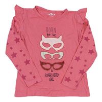 Ružové tričko s maskami Kuniboo