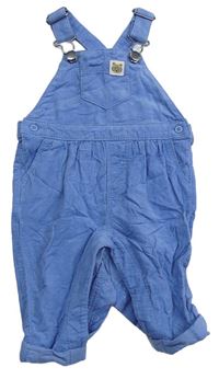 Modré menšestrové na traké nohavice s nášivkou John Lewis