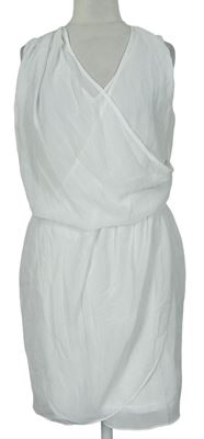 Dámske biele šifónové šaty River Island