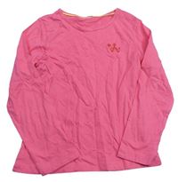 Ružové tričko so srdiečkami