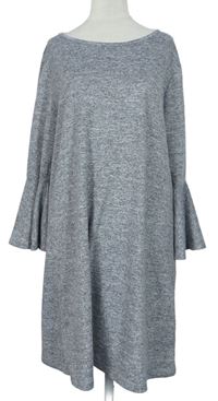 Dámske sivé pletené šaty Colloseum