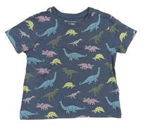 Sivé tričko s dinosaurami Primark