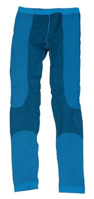 Modro-čierne spodné funkčné nohavice
