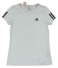 Biele športové tričko s logom zn. Adidas