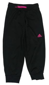 Čierne športové nohavice s logom zn. Adidas