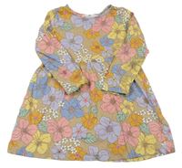 Béžovo-farebné kvetované melírované šaty zn. H&M
