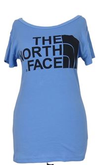 Dámske svetlomodré tričko s logom The North Face