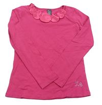 Ružové tričko s 3D ozdobou Zara