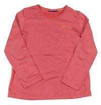 Ružové športové tričko s nápisom Lupilu