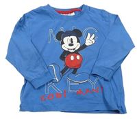 Modré tričko s Mickeym zn. Disney