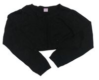 Čierny rebrovaný crop sveter so zipsom zn. H&M