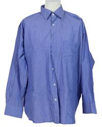 Pánska modrá prúžkovaná košeľa Bexleys vel. 45-46