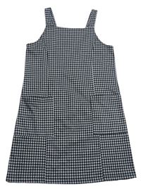 Čierno-biele kockované šaty zn. H&M