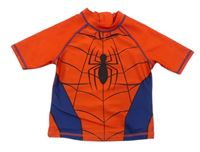 Červeno-tmavomodré UV tričko - Spider-man