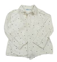 Biela vzorovaná košeľa s hviezdami zn. Pep&Co