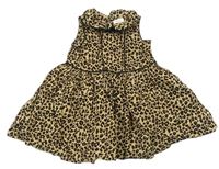 Piesková é ľahké šaty s leopardím vzorom zn. Next