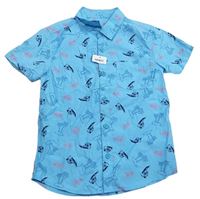 Modrá košeľa s palmami zn. Pep&Co
