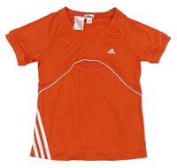Červené športové tričko Adidas