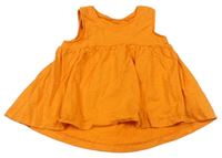 Oranžové bavlnené šaty zn. Next
