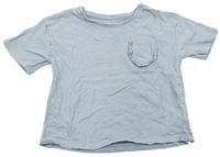 Svetlomodré tričko s kapsičkou Primark