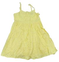 Žlté madeirové šaty