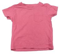 Ružové tričko s kapsičkou Next