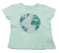 Svetlozelené tričko s planetou Primark
