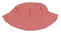 Ružový bodkovaná ý klobúk Miniclub