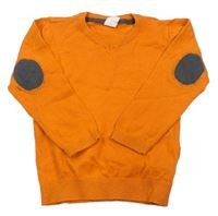 Oranžový vlnený sveter zn. H&M