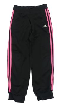 Čierne športové nohavice s logom zn. Adidas