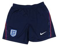 Tmavomodré fotbalové kraťasy England Nike