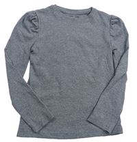 Sivé rebrované tričko F&F