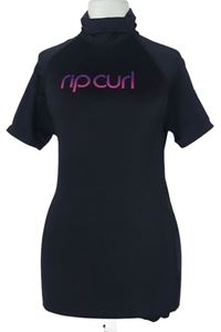Dámske čierne UV tričko s nápisom RipCurl