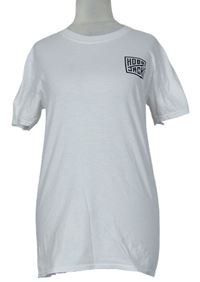 Dámske biele tričko s logom Hoboclub