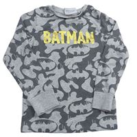 Šedé vzorované pyžamové triko - Batman