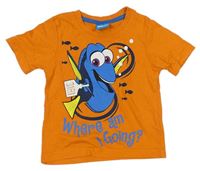 Oranžové tričko s Dory zn. Disney