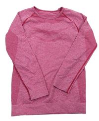 Ružové melírované funkčné tričko Crivit