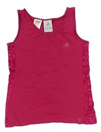 Ružový športový top s logom zn. Adidas