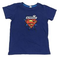 Tmavomodré tričko s logem Supermana DC Comics