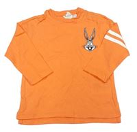 Oranžové tričko s Bugs bunnym zn. H&M