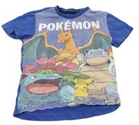 Modro-farebné tričko s Pokémony Next