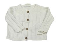 Biely ľahký rebrovaný prepínaci sveter zn. H&M