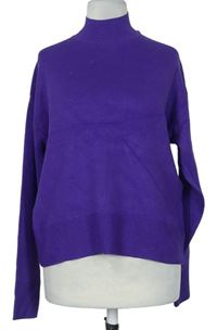 Dámsky fialový sveter so stojačikom Primark